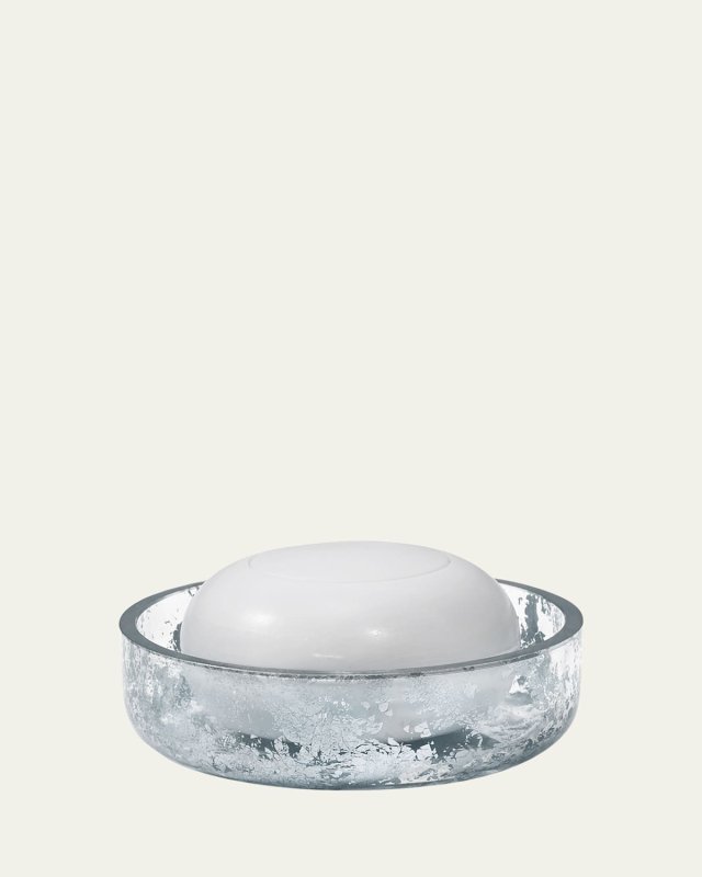 Lydia Silver Soap Dish